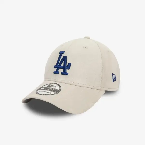 New Era LA Dodgers Faux Suede 39Thirty Unisex Şapka - 60565378