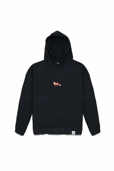 WWF Market Kızıl Tilki SuperSoft Unisex Kapüşonlu Sweatshirt - HOD-17XX