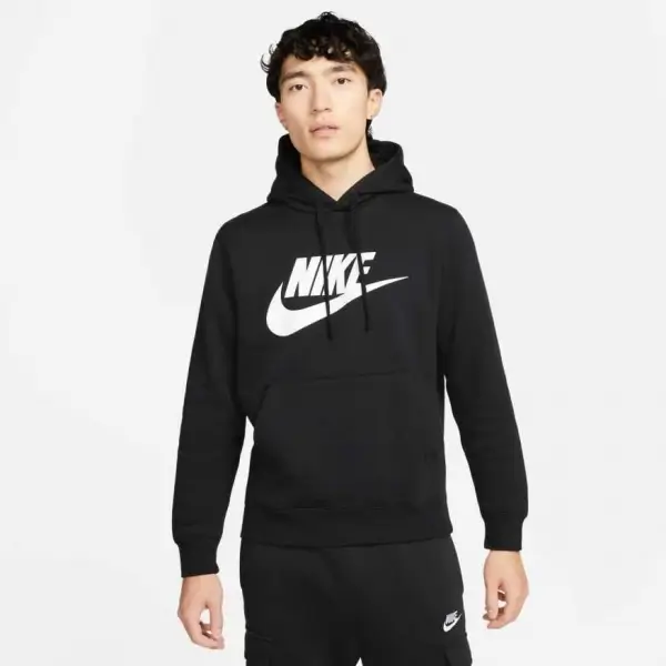 Nike Nsw Club Hoodie Po Bb Gx Siyah Erkek Kapüşonlu Sweatshirt - BV2973-010